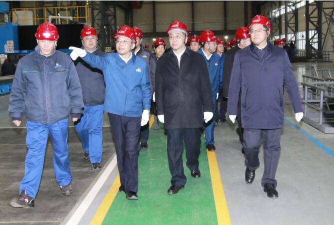 雷凡培、楊金成到渤船集團調研